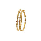🌞 Jasmine large model hoop earrings