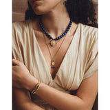 Medusa stone necklace