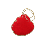 Embroidered Pendant - Flame Eye