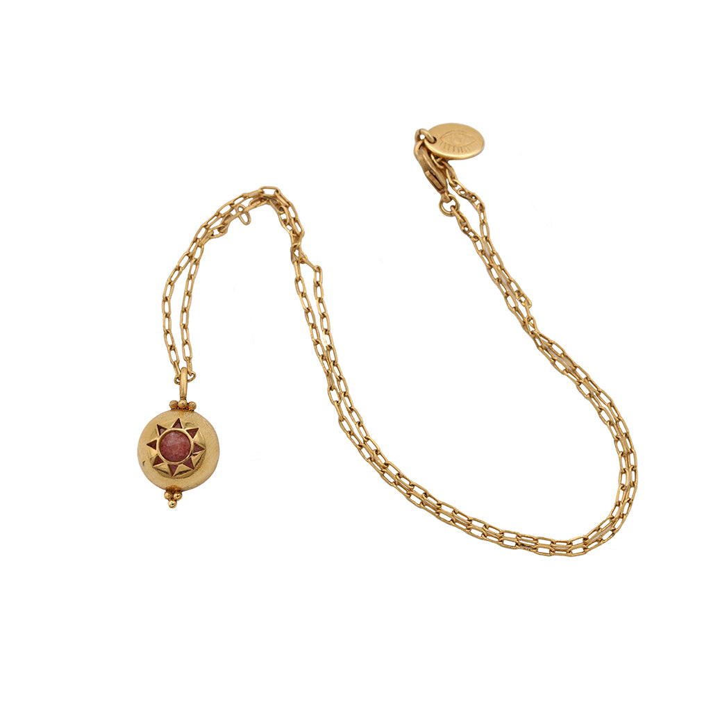 Collier sur mesure : symbole soleil