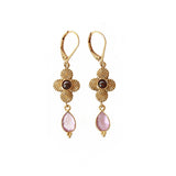 🍀 Boucles Sacha Trèfle Pierre