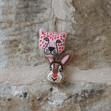 Suspension brodée - Lapin