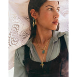 Zana vintage cross earrings 