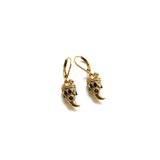 Aya horn earrings 