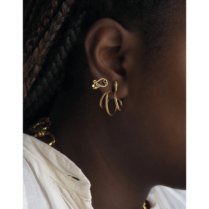 Sissi double hoop earrings - Wholesale PE 24 